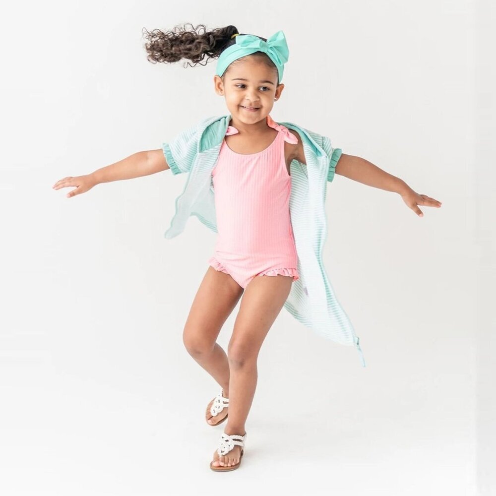 RUFFLE BUTTS One‎ Piece Swimsuit Size 4T